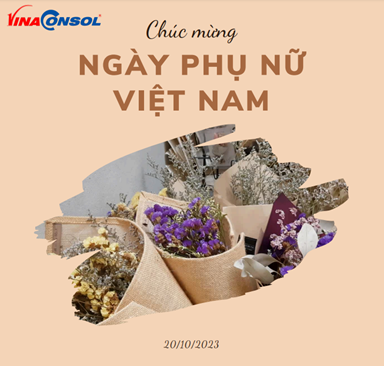 Vinaconsol chúc mừng ngày Phụ nữ Việt Nam 20 - 10